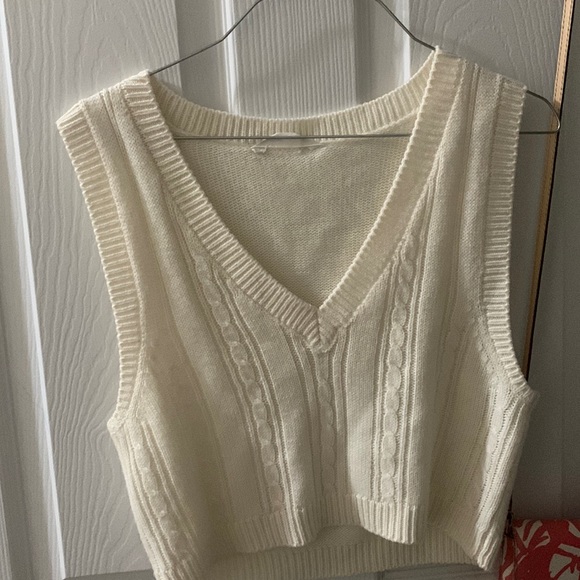 Bluenotes off white sweater vest - Picture 1 of 1